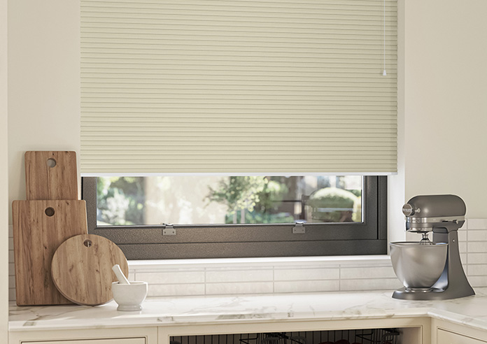 Gaia (Blackout), Flax - Pleated Blind - Image 5